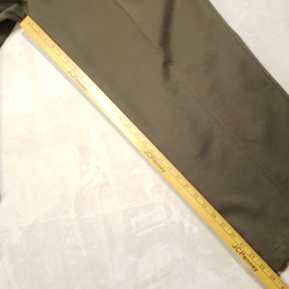 Filson Chino Pants Mens 38 Olive Green Cotton Twill Straight Leg Work Trousers - Picture 8 of 10